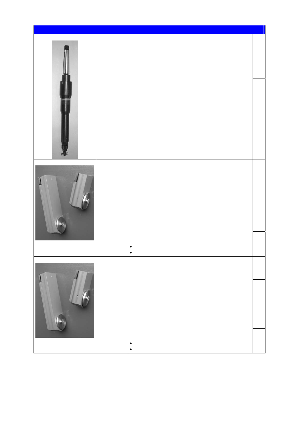 Accessories | Climax VM1200 GATE VALVE GRINDING & LAPPING User Manual | Page 7 / 9