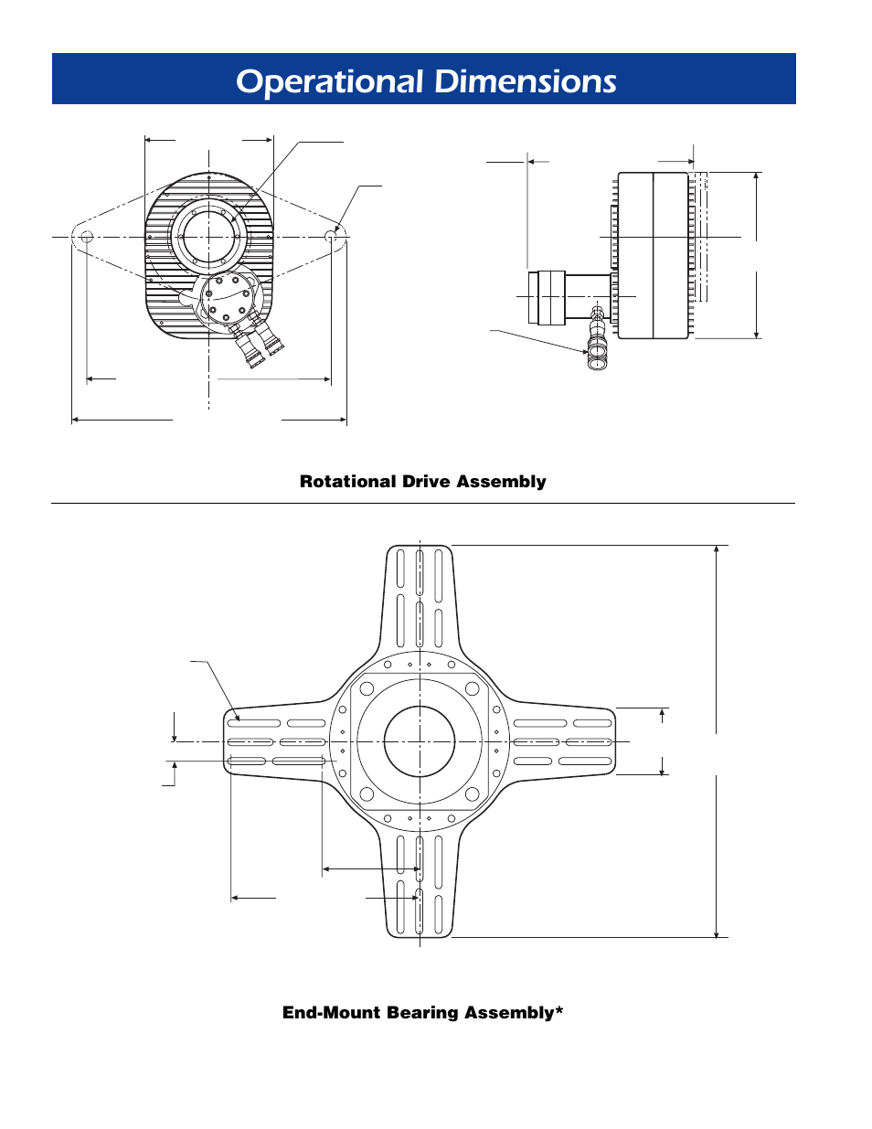 Operational dimensions | Climax BB7000 PORTABLE LINE BORING MACHINE User Manual | Page 10 / 12
