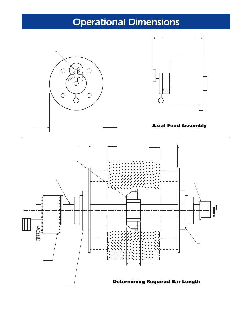 Operational dimensions | Climax BB7000 PORTABLE LINE BORING MACHINE User Manual | Page 11 / 12