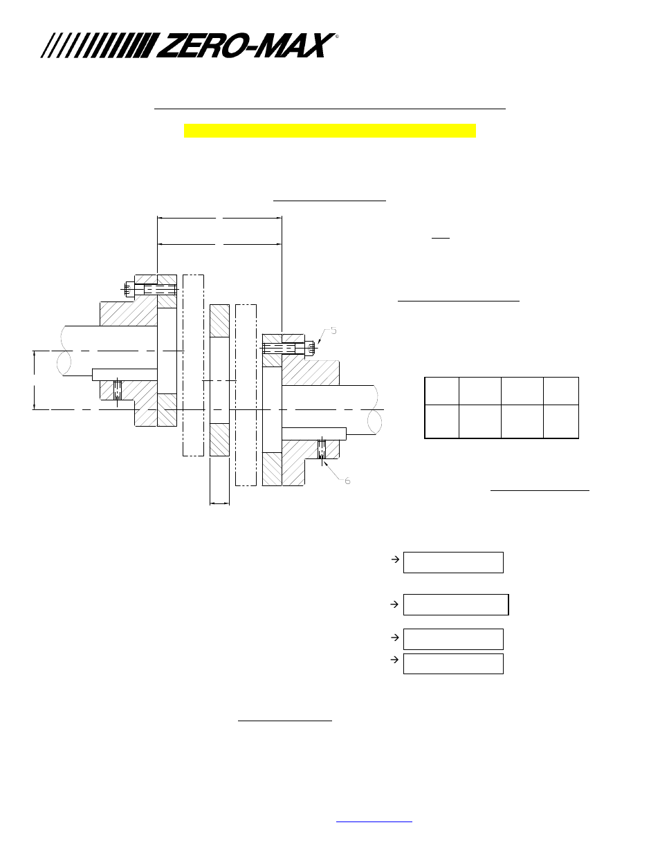 Zero-Max Schmidt Offset Shaft Couplings L290C User Manual | 2 pages