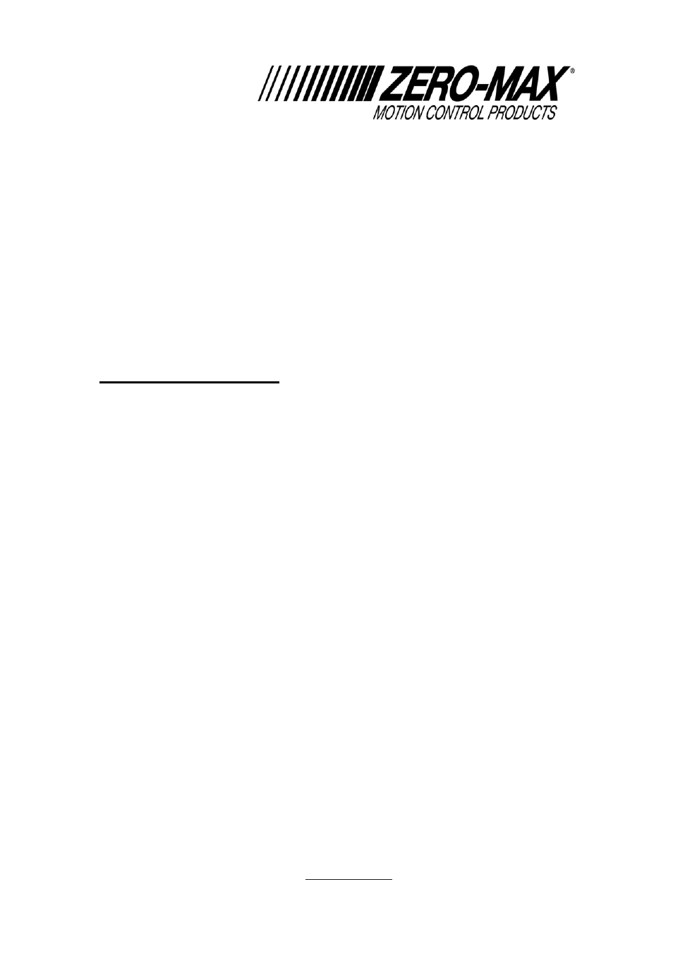 Zero-Max ServoClass Coupling User Manual | 2 pages