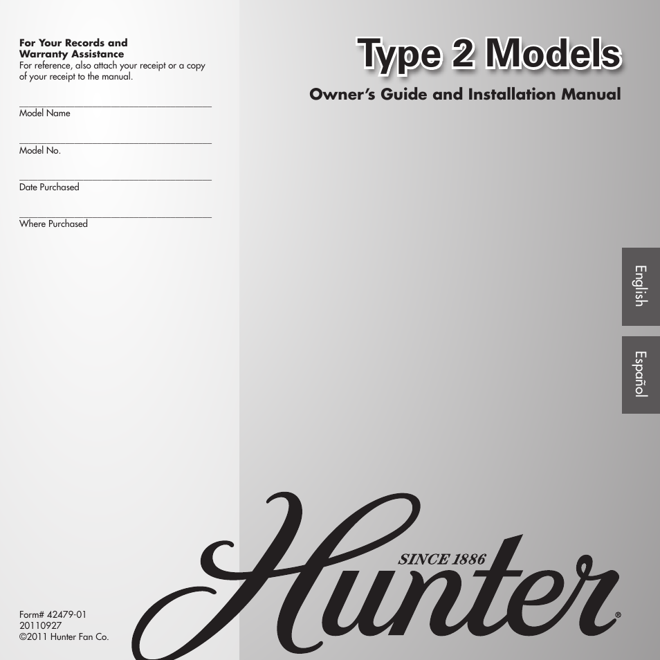 Hunter 28793 54 Teague User Manual | 16 pages