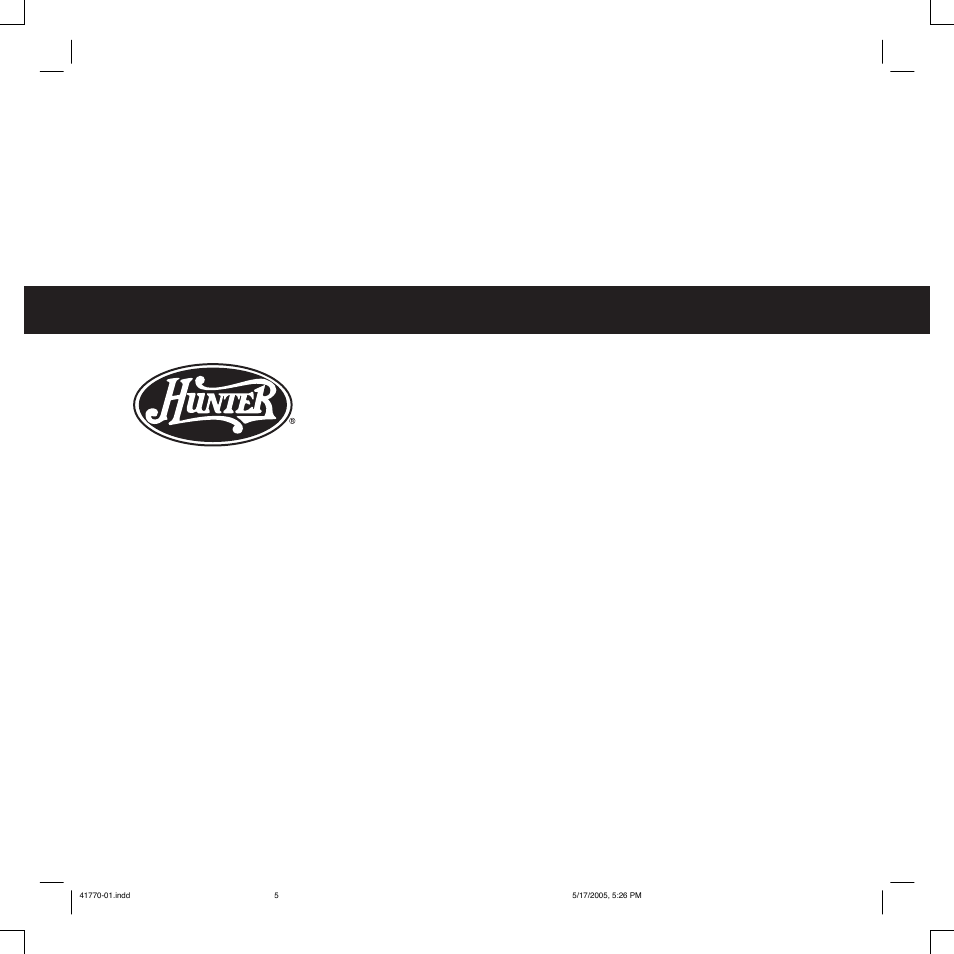 Hunter 28573 Frosted Dual Use Bowl Light Kit User Manual | Page 5 / 6
