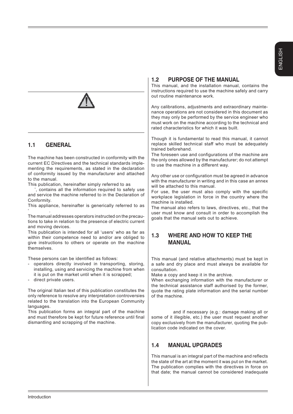 Foreword, 1 general, 2 purpose of the manual | 3 where and how to keep the manual, 4 manual upgrades | CEMB USA K22 User Manual User Manual | Page 3 / 20