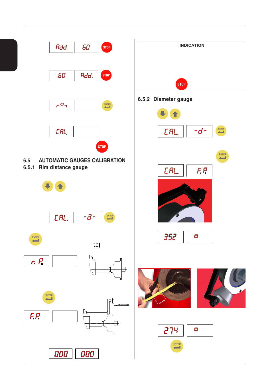 2 diameter gauge | CEMB USA C212 User Manual User Manual | Page 14 / 20