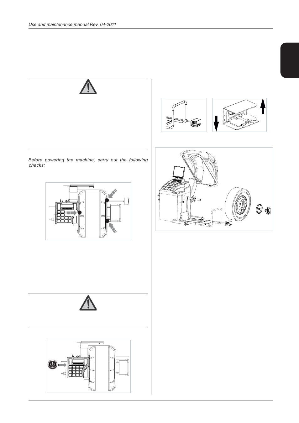 Starting, English | CEMB USA C218 User Manual User Manual | Page 7 / 24