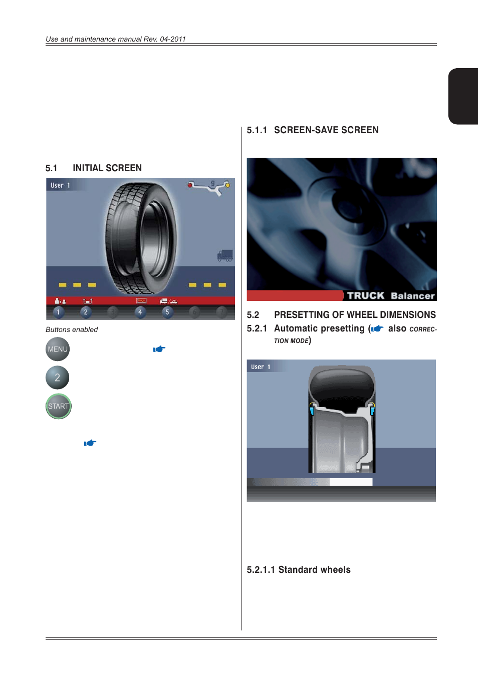 5use of the wheel balancer | CEMB USA C218 User Manual User Manual | Page 9 / 24