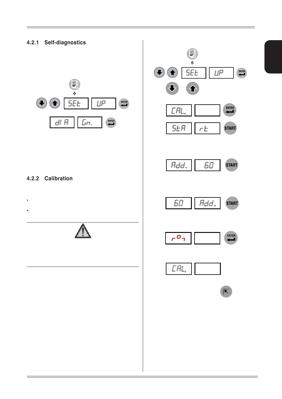 1 self-diagnostics, 2 calibration, English | CEMB USA K10 User Manual User Manual | Page 11 / 16