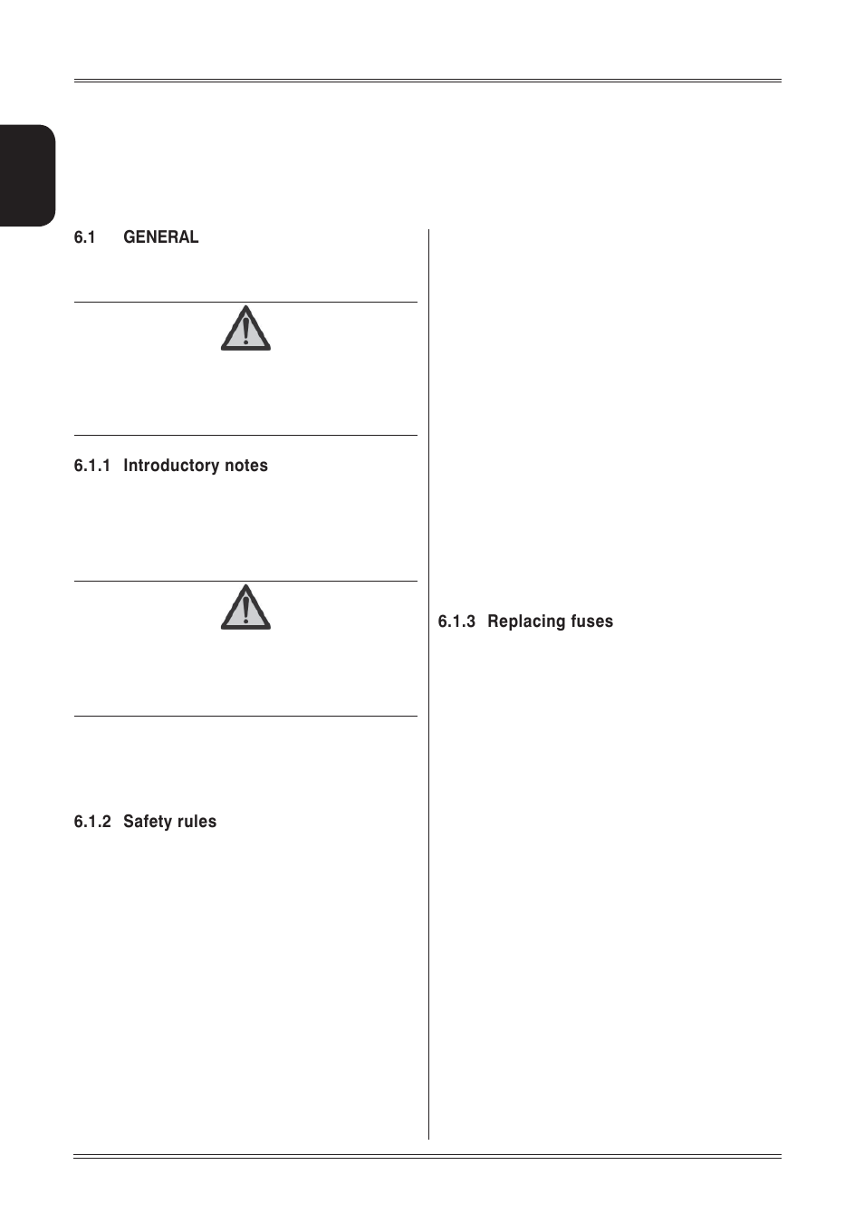 Maintenance, 1 general, 2 safety rules | 3 replacing fuses, English | CEMB USA K10 User Manual User Manual | Page 14 / 16