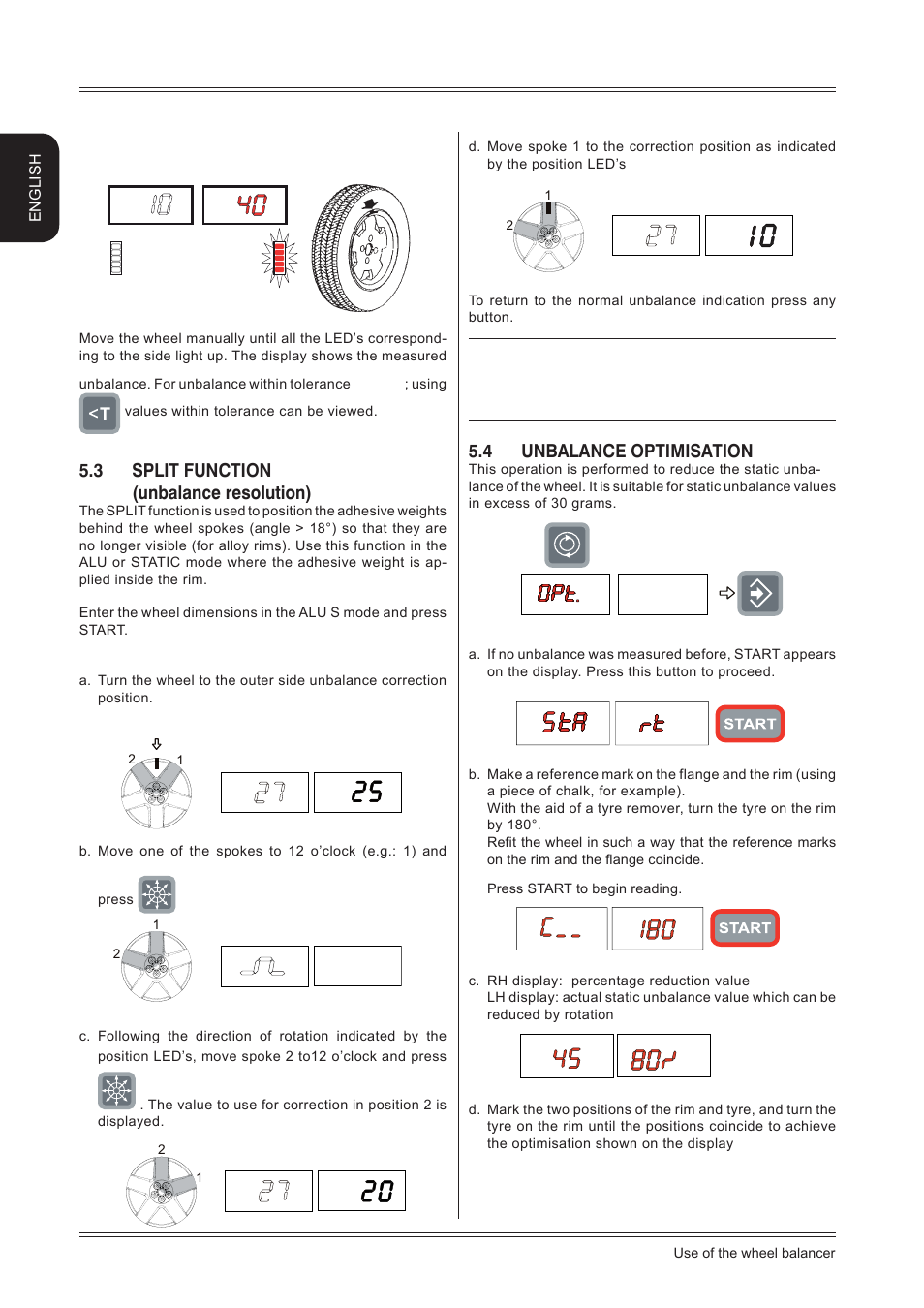 3 split function (unbalance resolution), 4 unbalance optimisation | CEMB USA K8 User Manual | Page 10 / 18