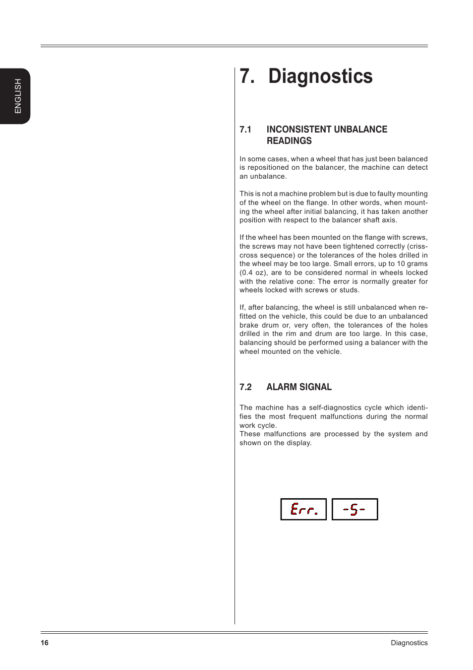 Diagnostics | CEMB USA K9 User Manual | Page 16 / 20
