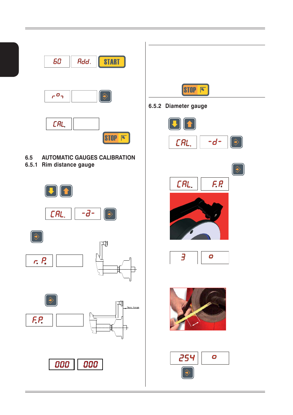 2 diameter gauge | CEMB USA K11 User Manual User Manual | Page 14 / 20