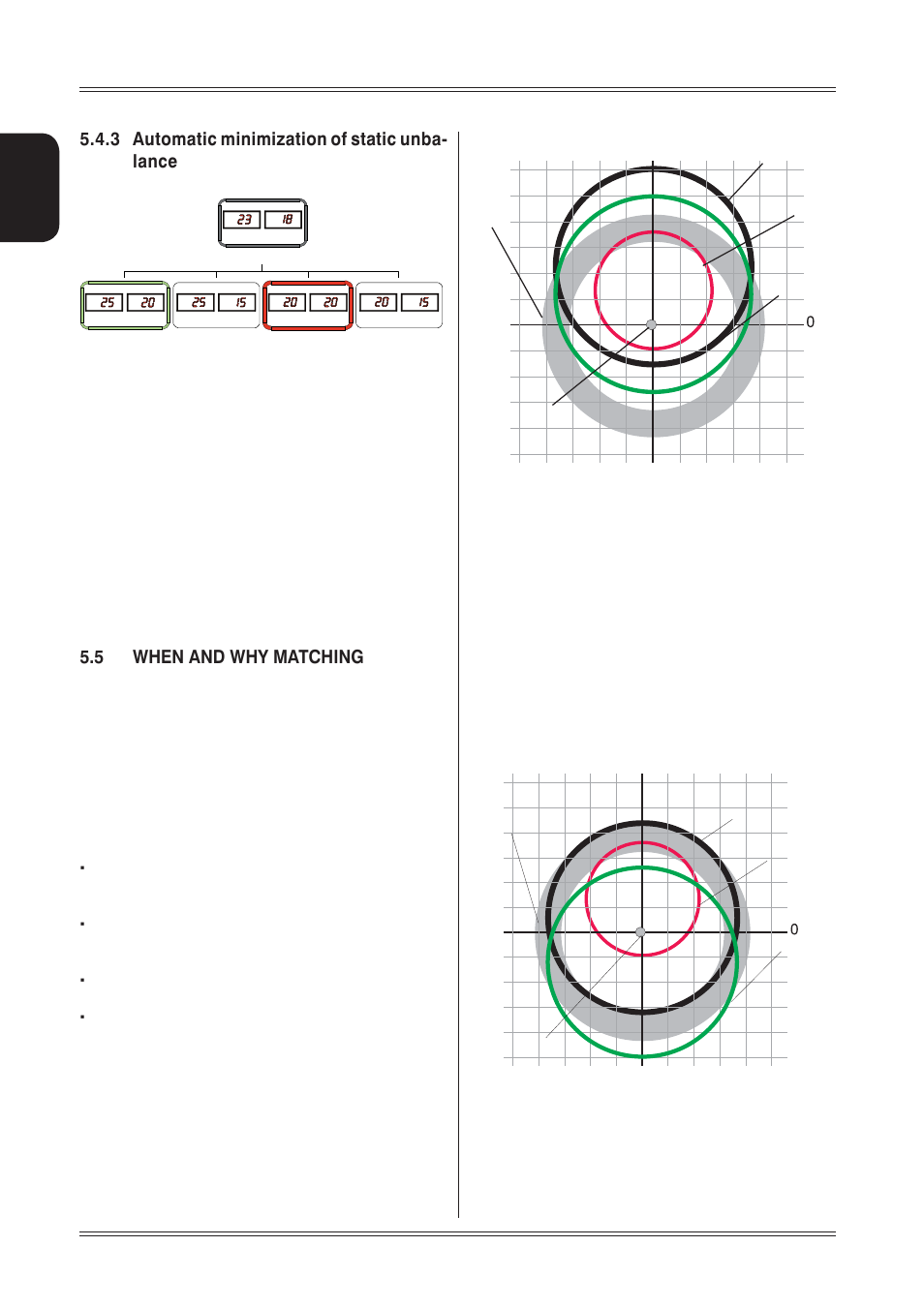 3 automatic minimization of static unba- lance, 5 when and why matching, English | CEMB USA C73-L SE (B) User Manual | Page 16 / 28
