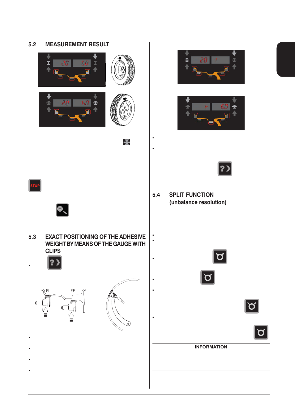 Split function, Unbalance resolution), 2 measurement result | 4 split function (unbalance resolution) | CEMB USA ER60 (A) User Manual | Page 11 / 22