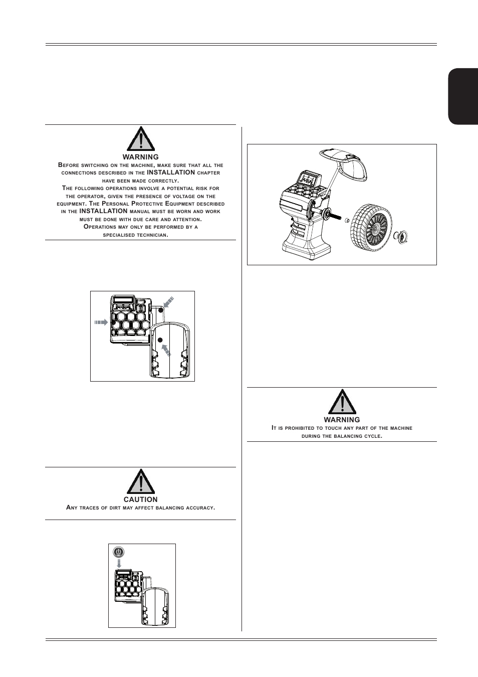 Starting, English | CEMB USA ER60 (A) User Manual | Page 7 / 22