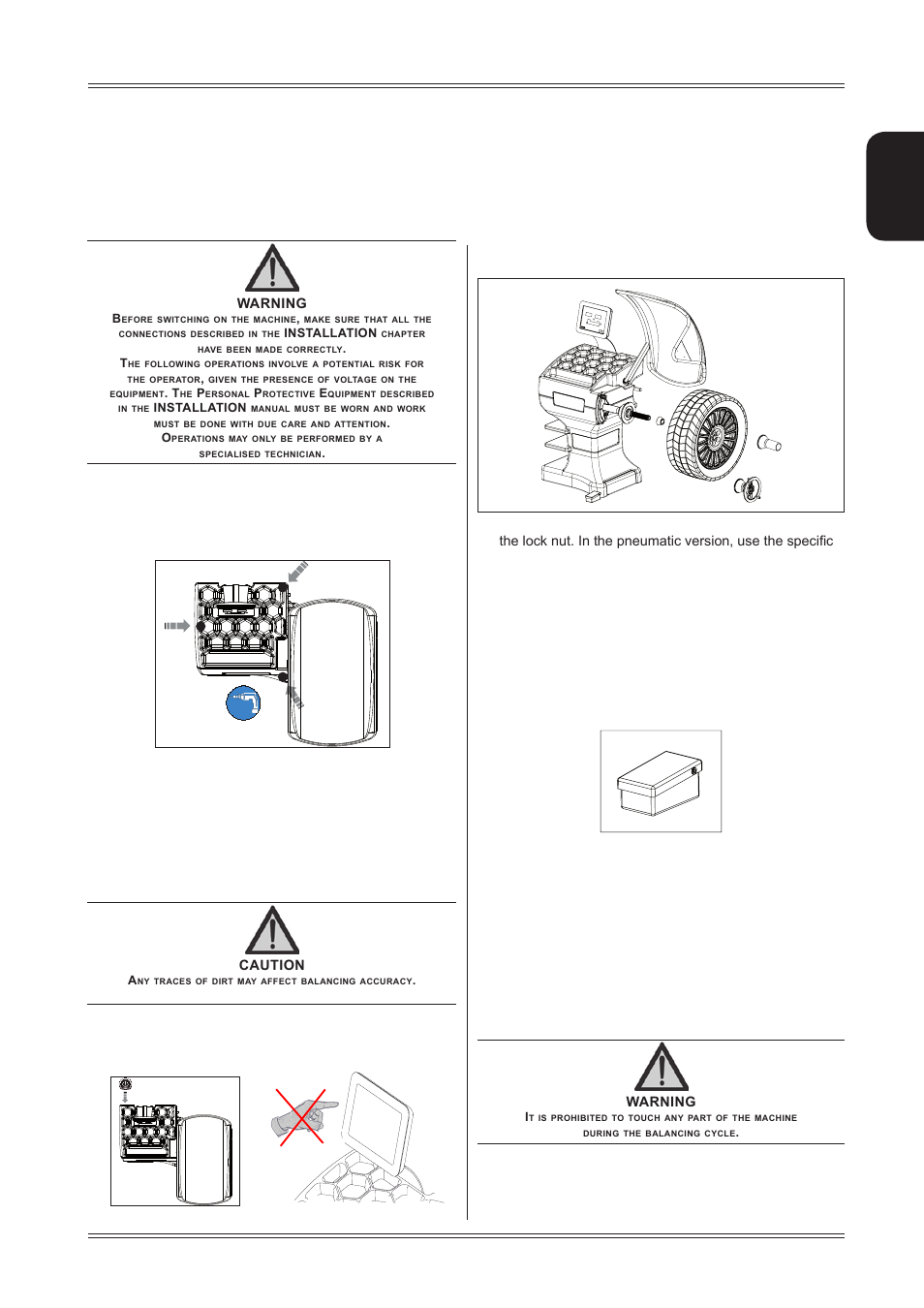 Starting, English | CEMB USA ER80 User Manual User Manual | Page 7 / 24