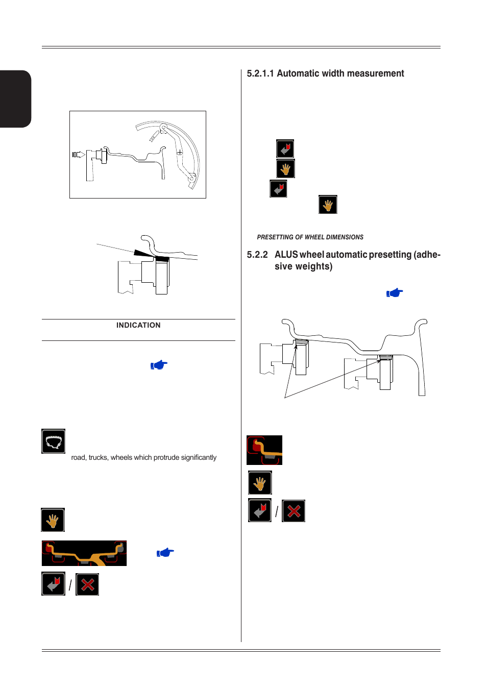 1 automatic width measurement | CEMB USA ER85 (A) User Manual | Page 12 / 28