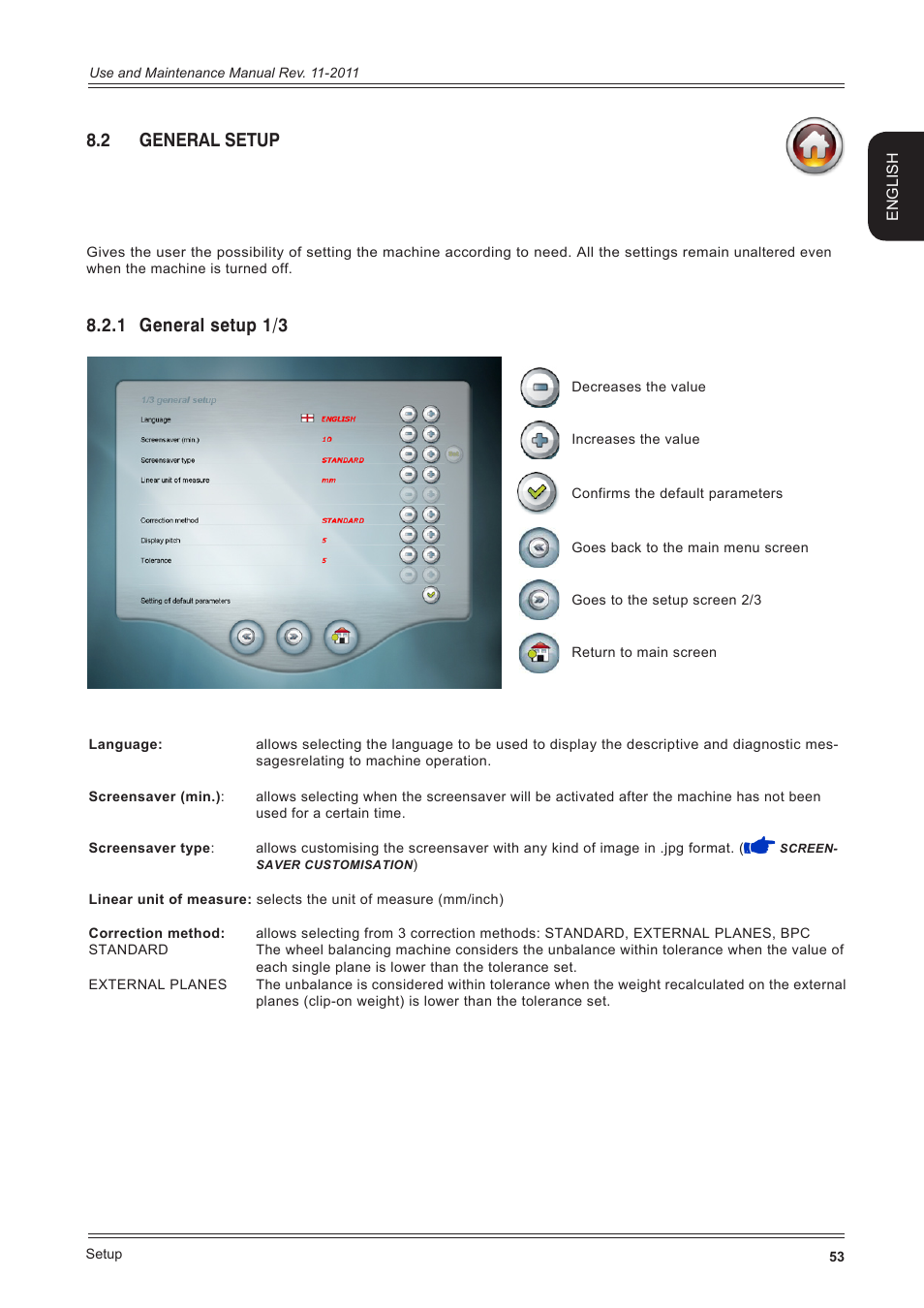 2 general setup, 1 general setup 1/3 | CEMB USA ER100 User Manual | Page 53 / 80