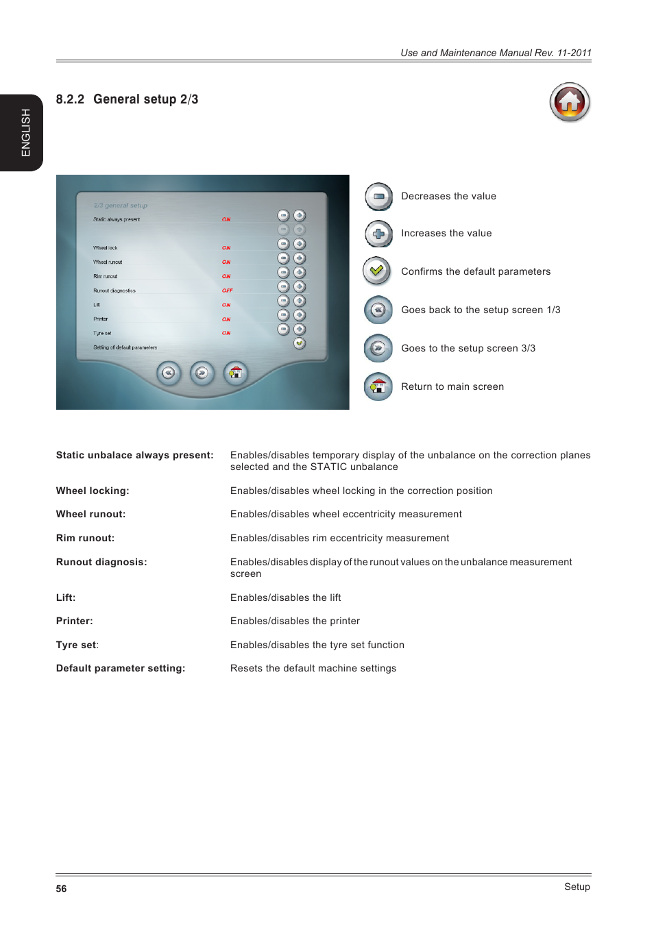 2 general setup 2/3 | CEMB USA ER100 User Manual | Page 56 / 80