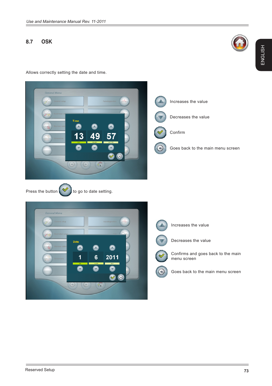 7 osk | CEMB USA ER100 User Manual | Page 73 / 80
