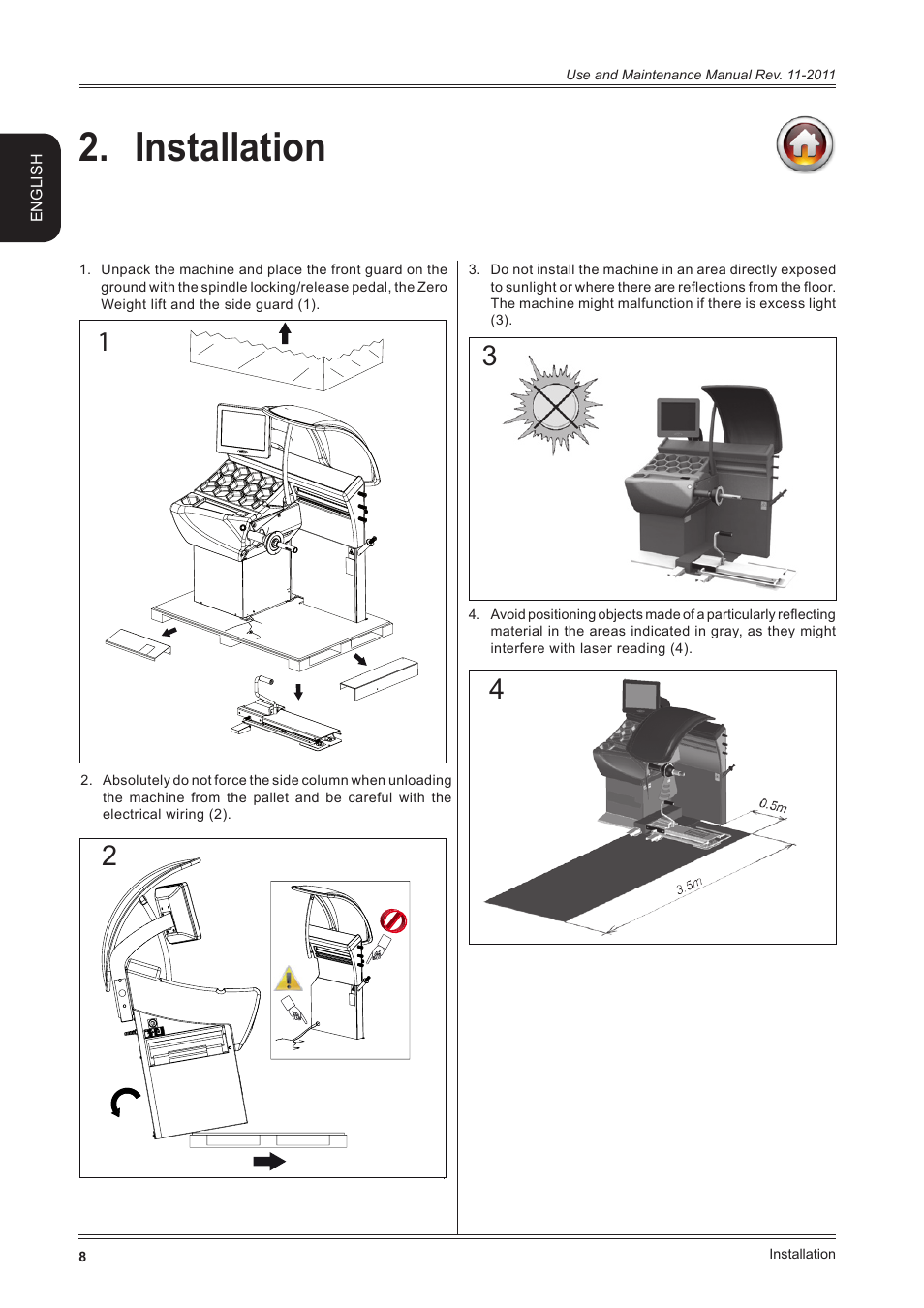 Installation | CEMB USA ER100 User Manual | Page 8 / 80