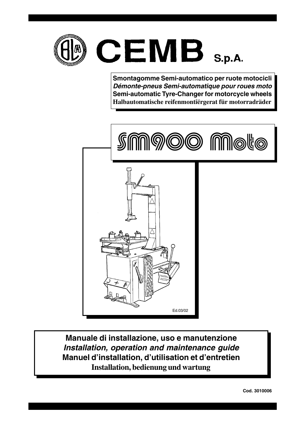 CEMB USA SM900 User Manual | 50 pages