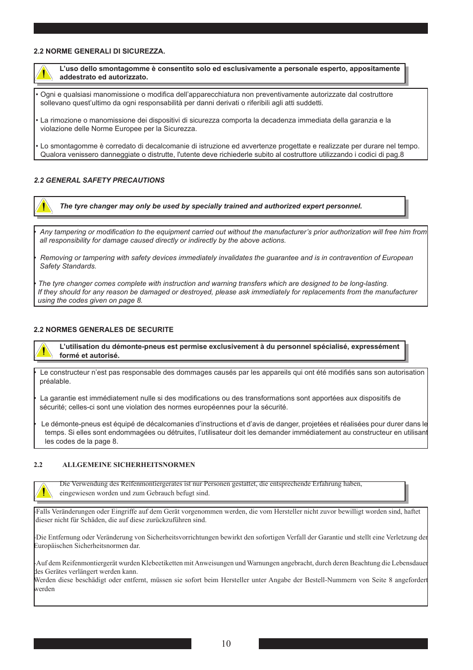 CEMB USA SM915 Maxi User Manual | Page 12 / 50