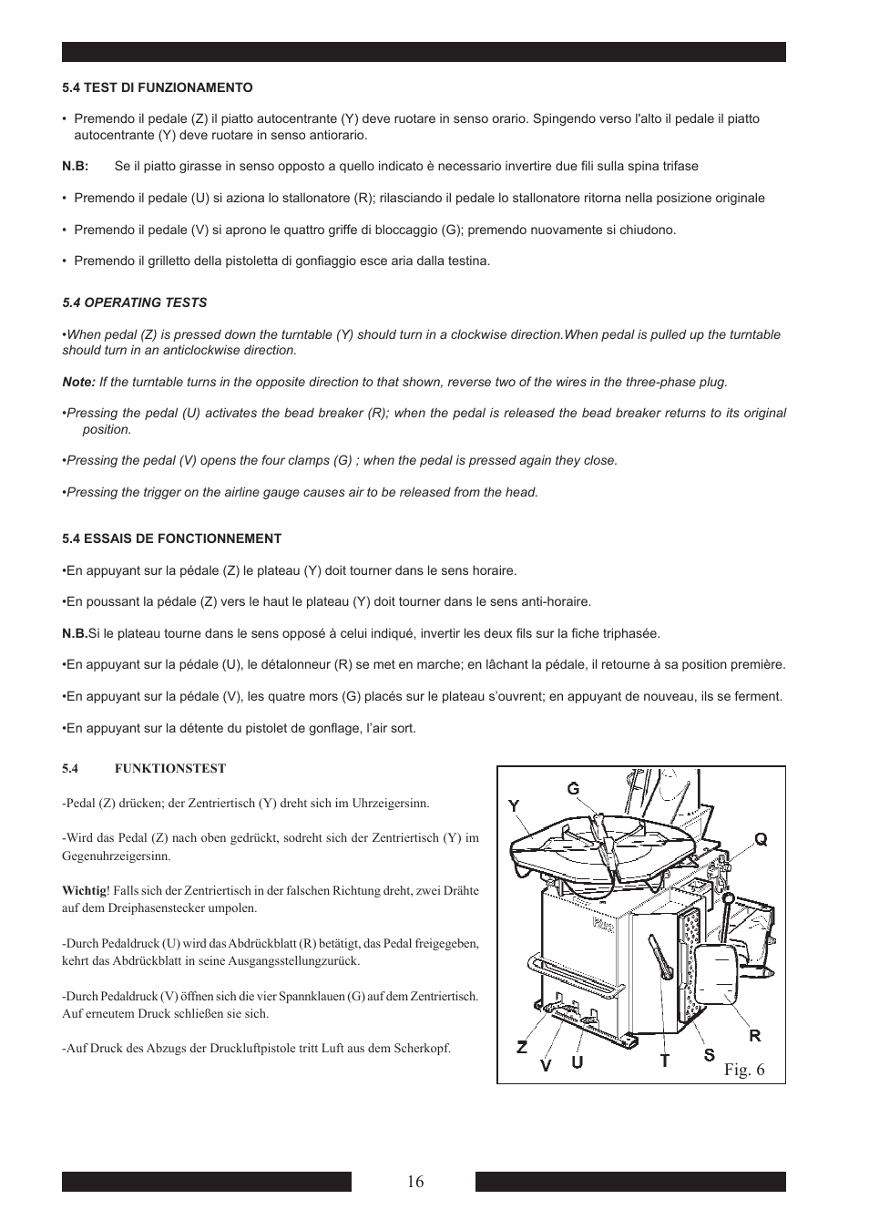 Fig. 6 | CEMB USA SM915 Maxi User Manual | Page 18 / 50