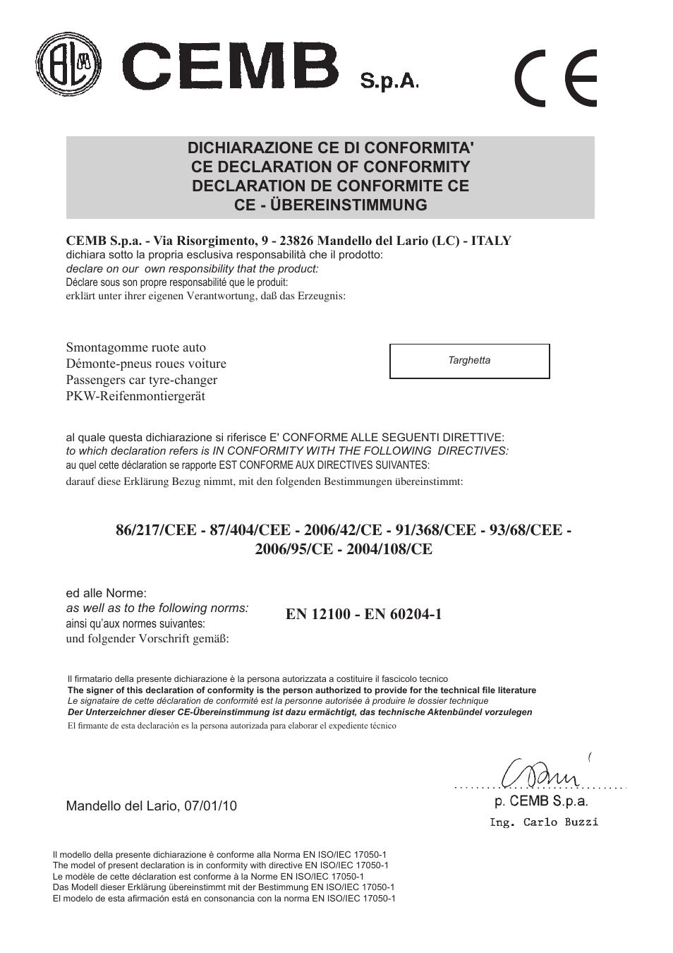 CEMB USA SM915 Maxi User Manual | Page 2 / 50