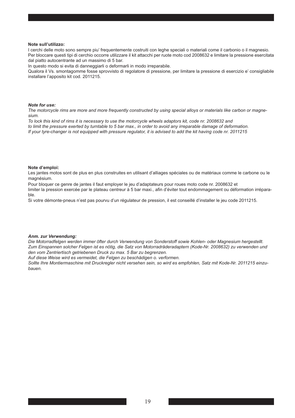 CEMB USA SM915 Maxi User Manual | Page 21 / 50