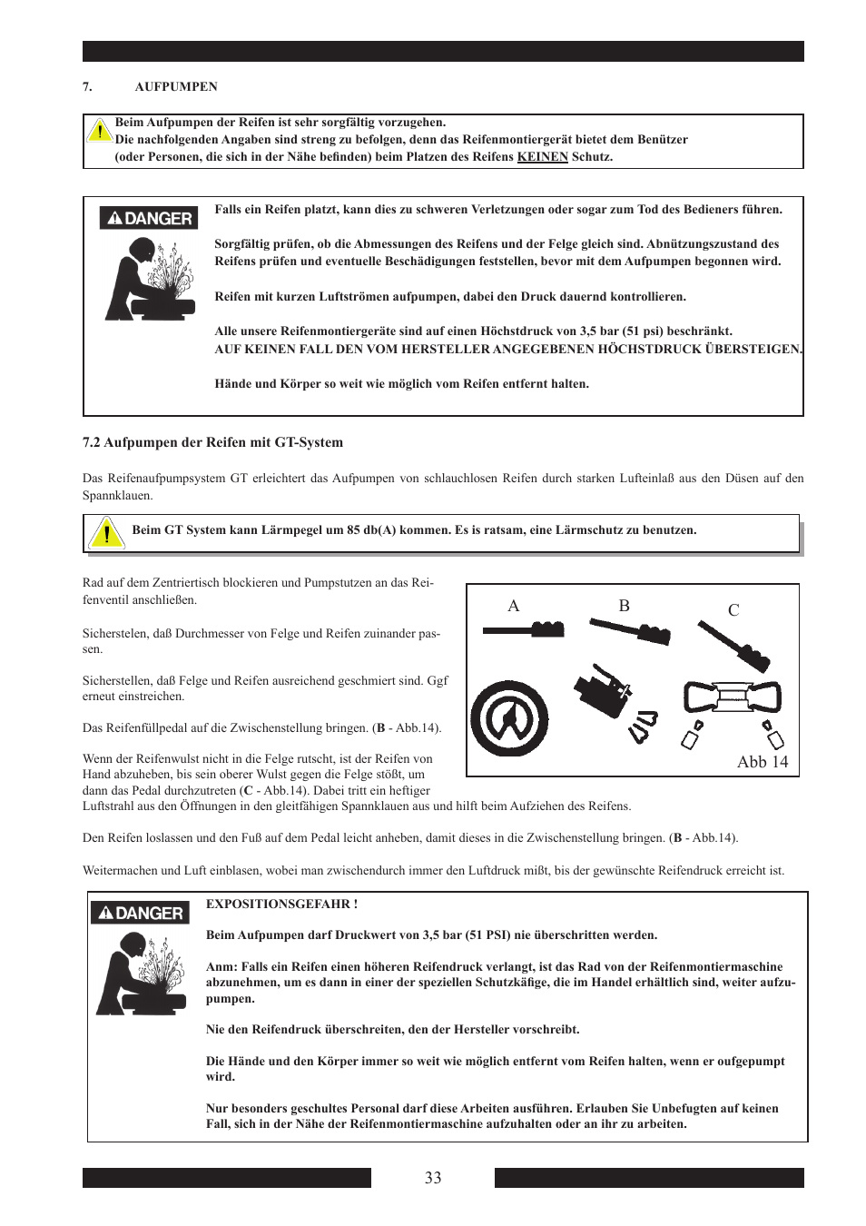Abb 14 a b c | CEMB USA SM915 Maxi User Manual | Page 35 / 50