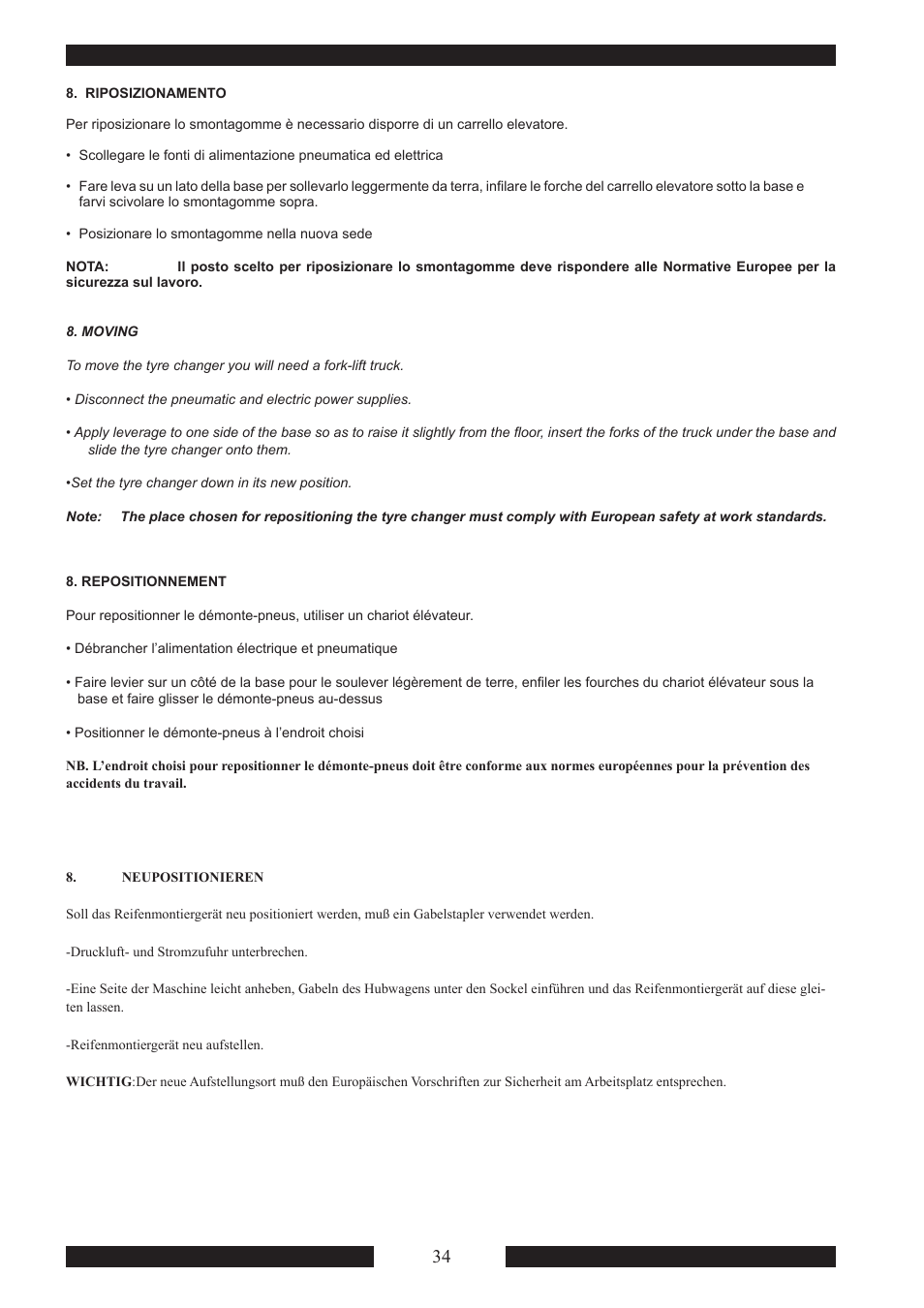 CEMB USA SM915 Maxi User Manual | Page 36 / 50
