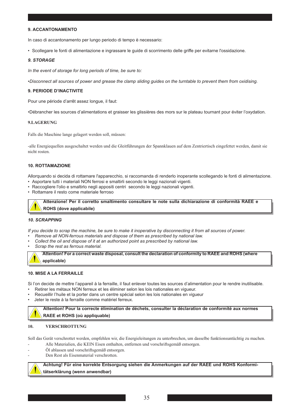 CEMB USA SM915 Maxi User Manual | Page 37 / 50