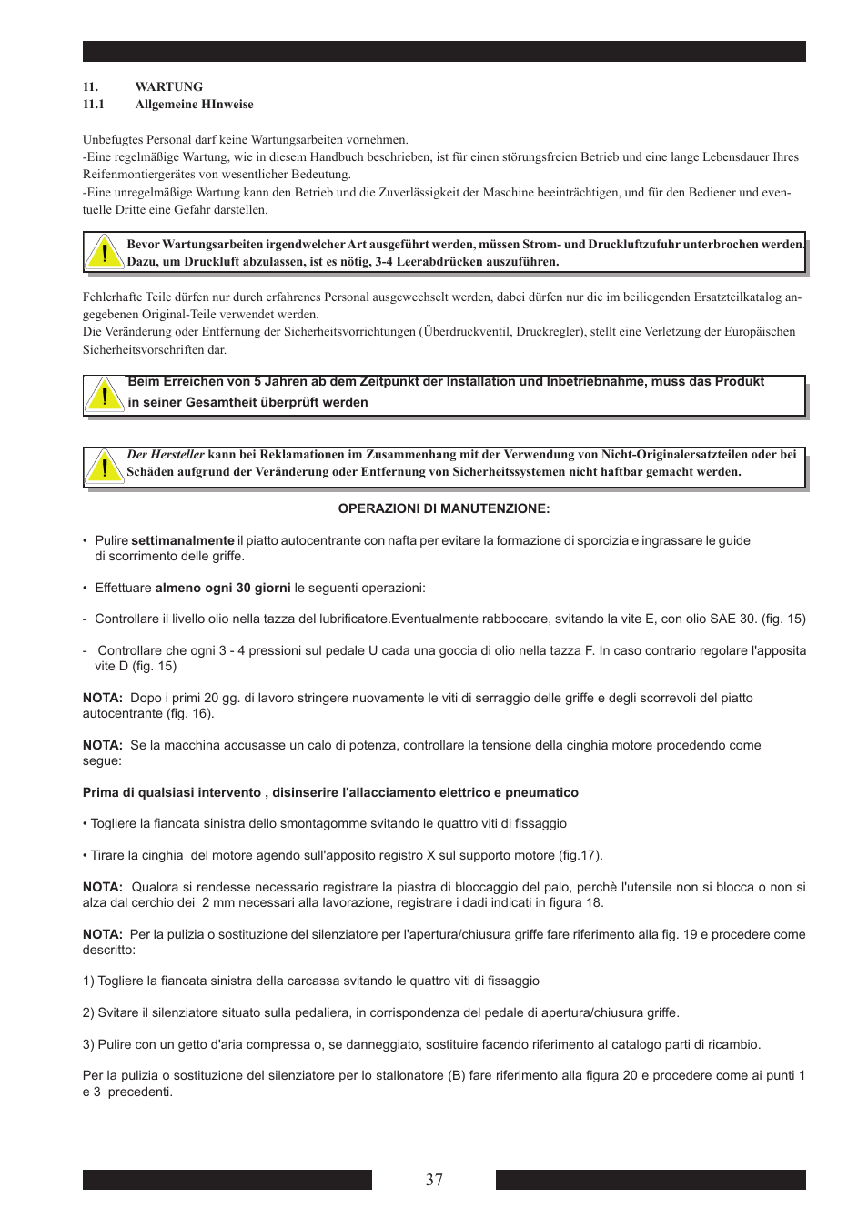 CEMB USA SM915 Maxi User Manual | Page 39 / 50