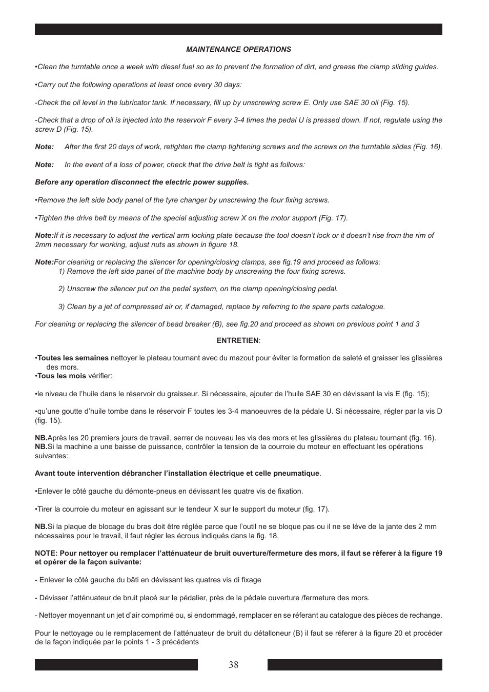 CEMB USA SM915 Maxi User Manual | Page 40 / 50