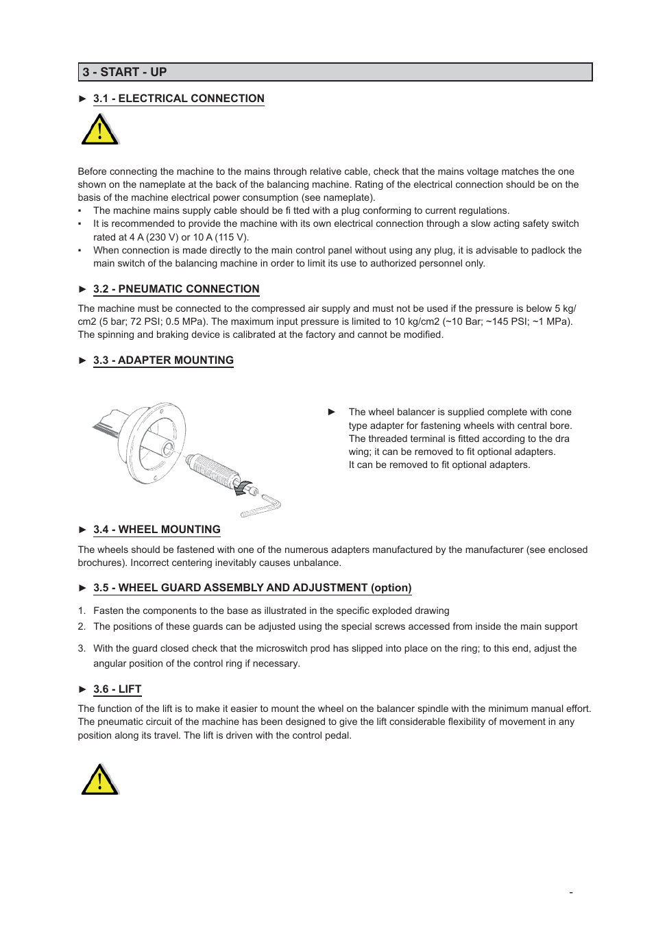 3 - start - up | CEMB USA C212 (A) User Manual | Page 5 / 15