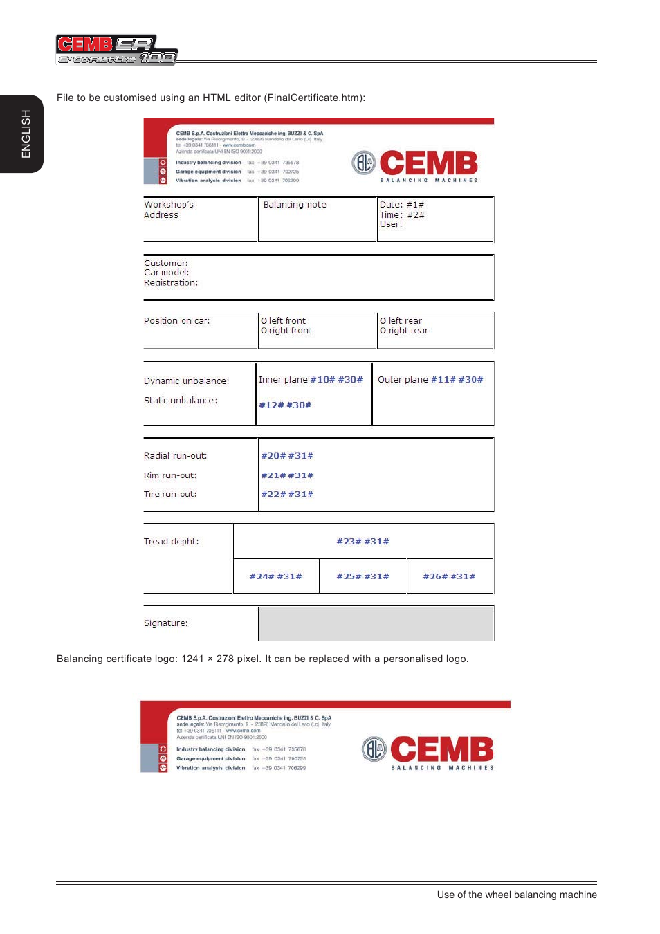 CEMB USA ER100 (A) User Manual | Page 34 / 72