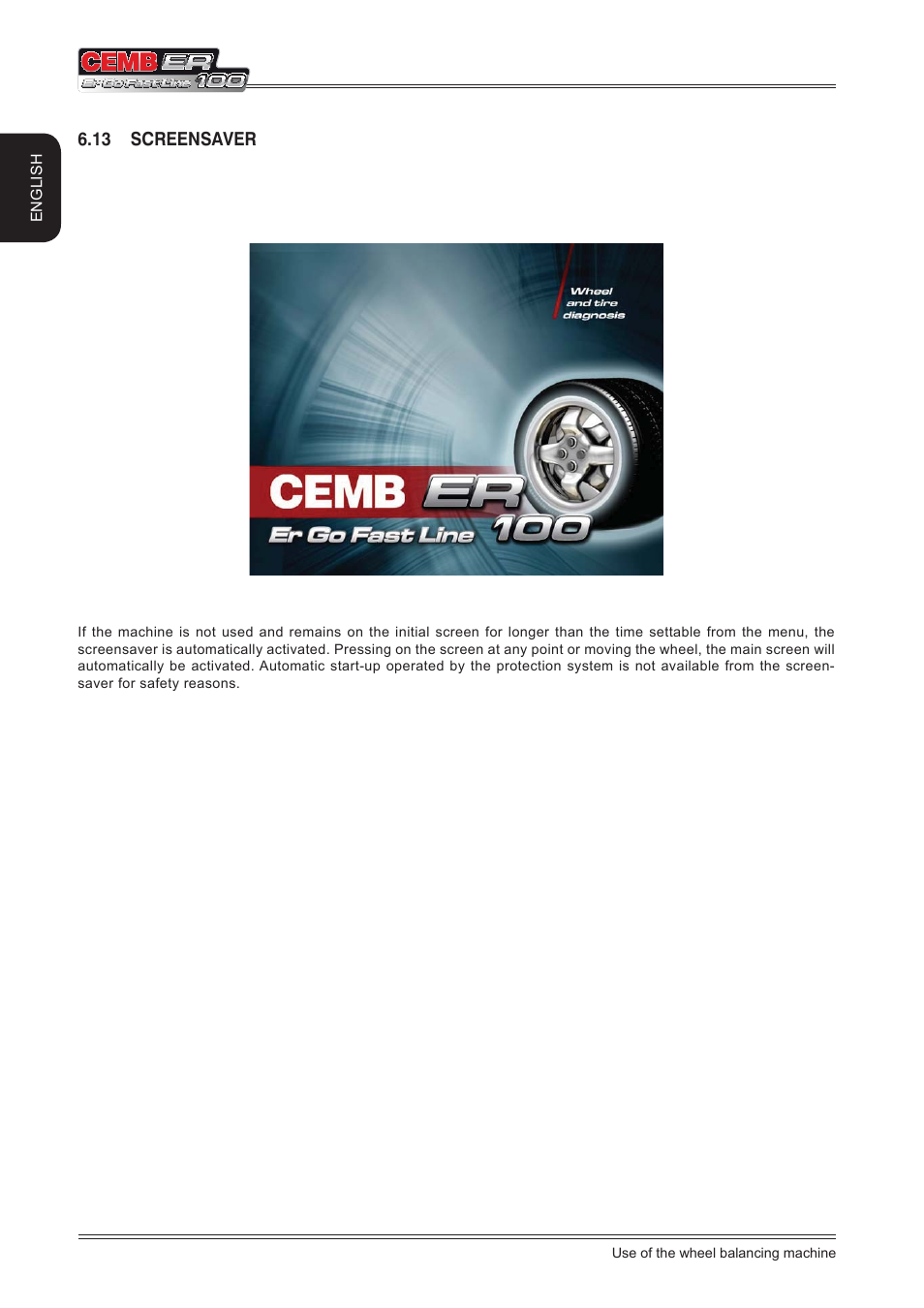 13 screensaver | CEMB USA ER100 (A) User Manual | Page 36 / 72