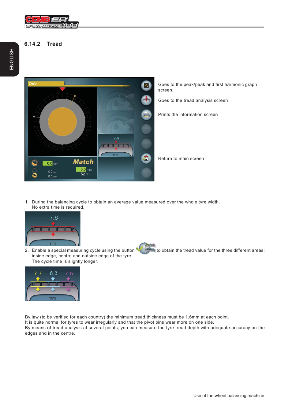 2 tread | CEMB USA ER100 (A) User Manual | Page 42 / 72