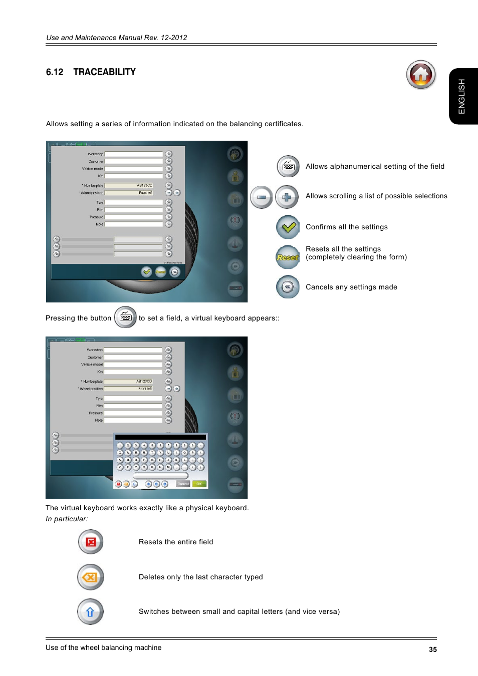 12 traceability 35, 12 traceability | CEMB USA ER100-i (B) User Manual | Page 35 / 86