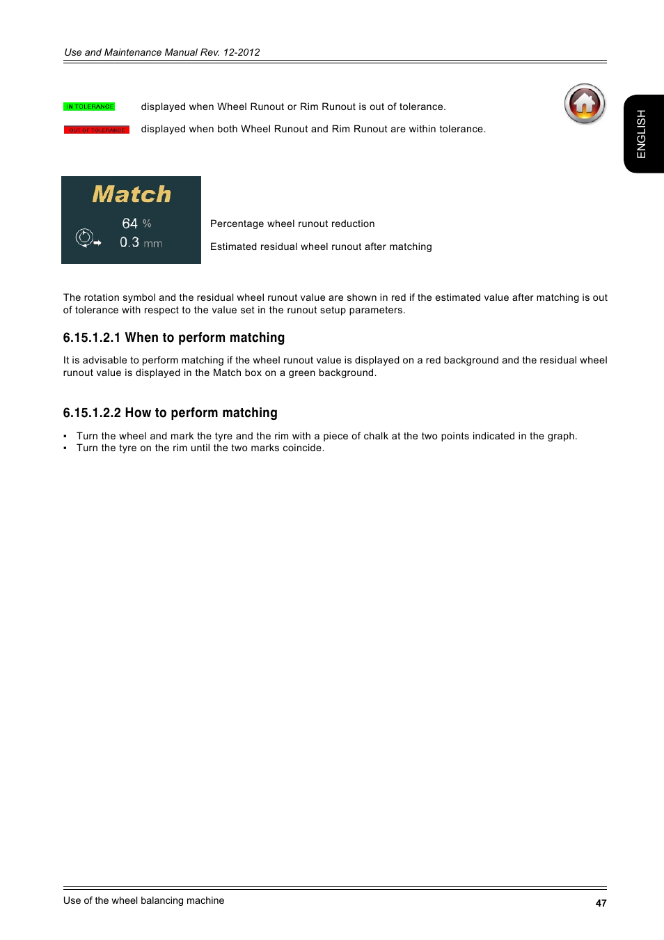 1 when to perform matching, 2 how to perform matching | CEMB USA ER100-i (B) User Manual | Page 47 / 86