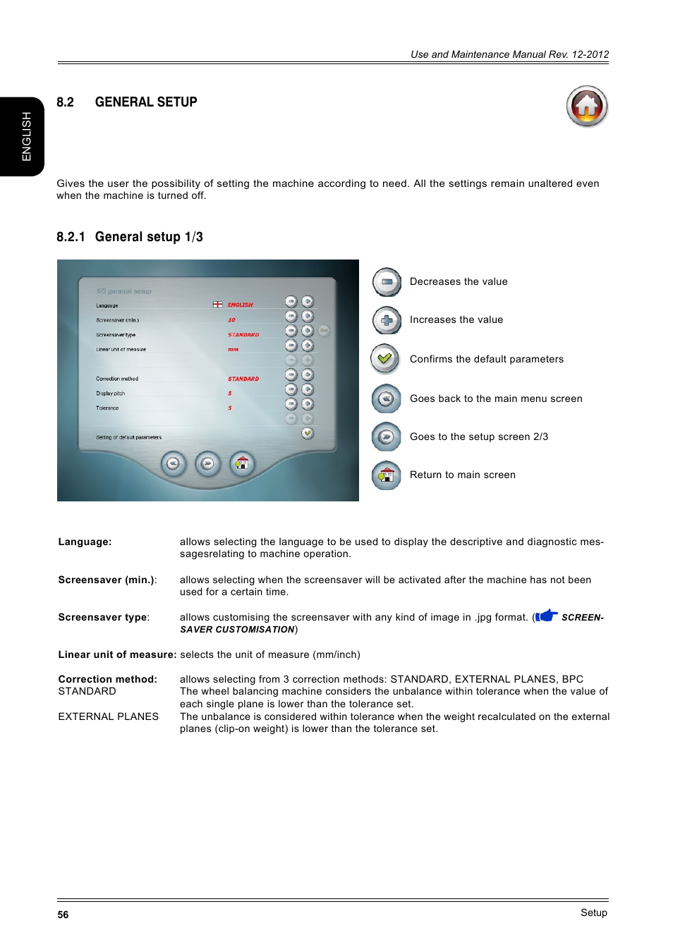 2 general setup, 1 general setup 1/3 | CEMB USA ER100-i (B) User Manual | Page 56 / 86