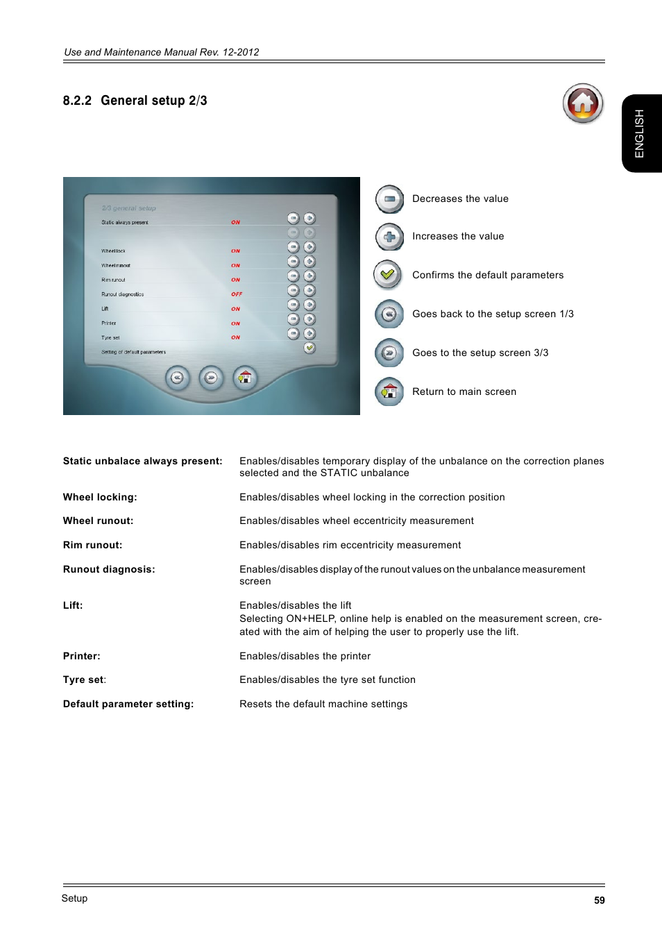 2 general setup 2/3 | CEMB USA ER100-i (B) User Manual | Page 59 / 86