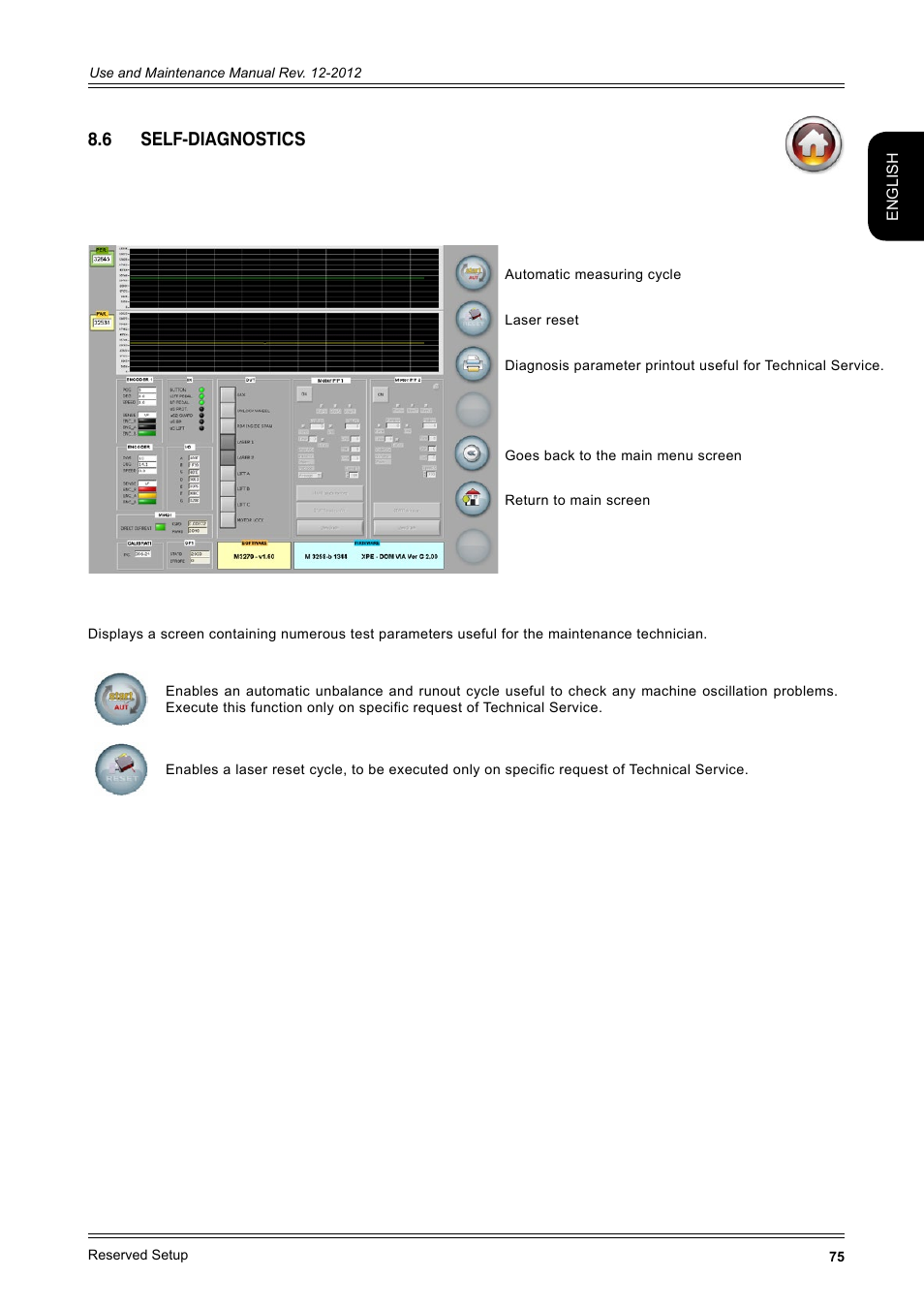 6 self-diagnostics | CEMB USA ER100-i (B) User Manual | Page 75 / 86