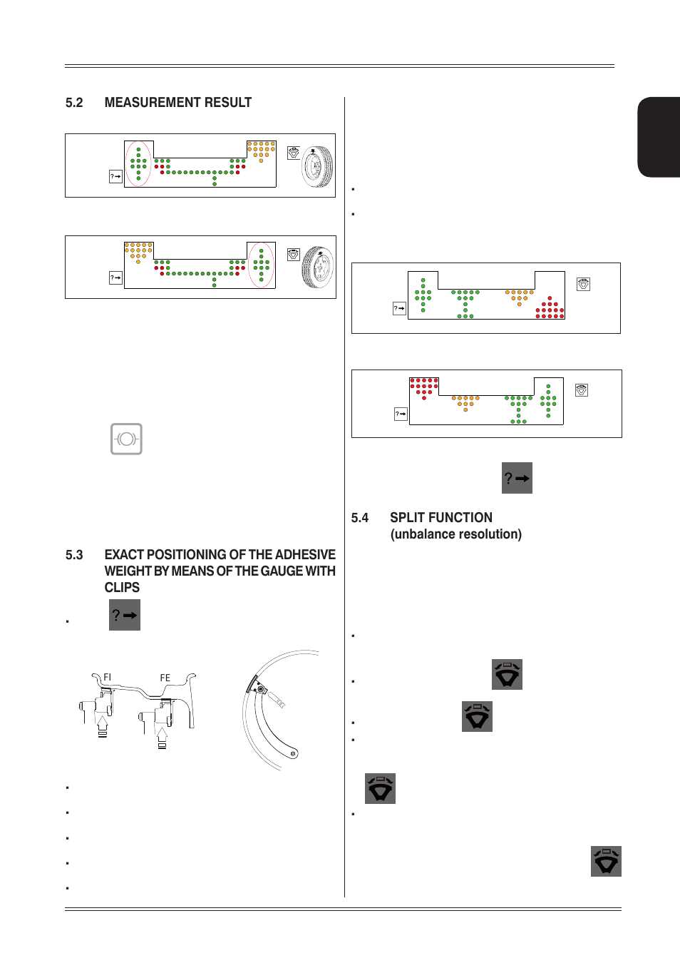 2 measurement result, Split function (unbalance resolution), 4 split function (unbalance resolution) | CEMB USA ER80 (C) User Manual | Page 13 / 24