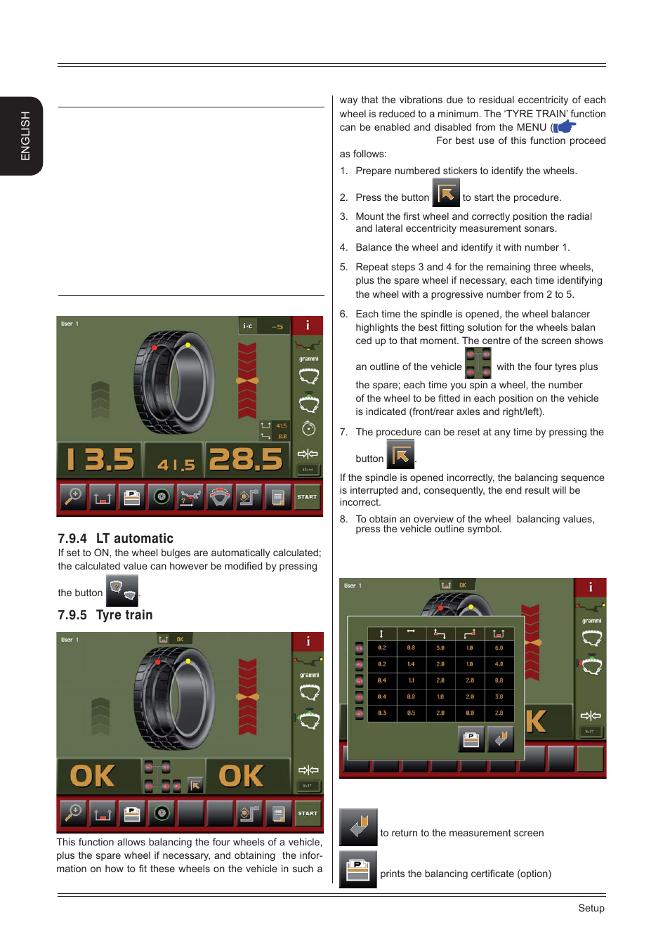 4 lt automatic, 5 tyre train | CEMB USA C88 EVO (C) User Manual | Page 26 / 32