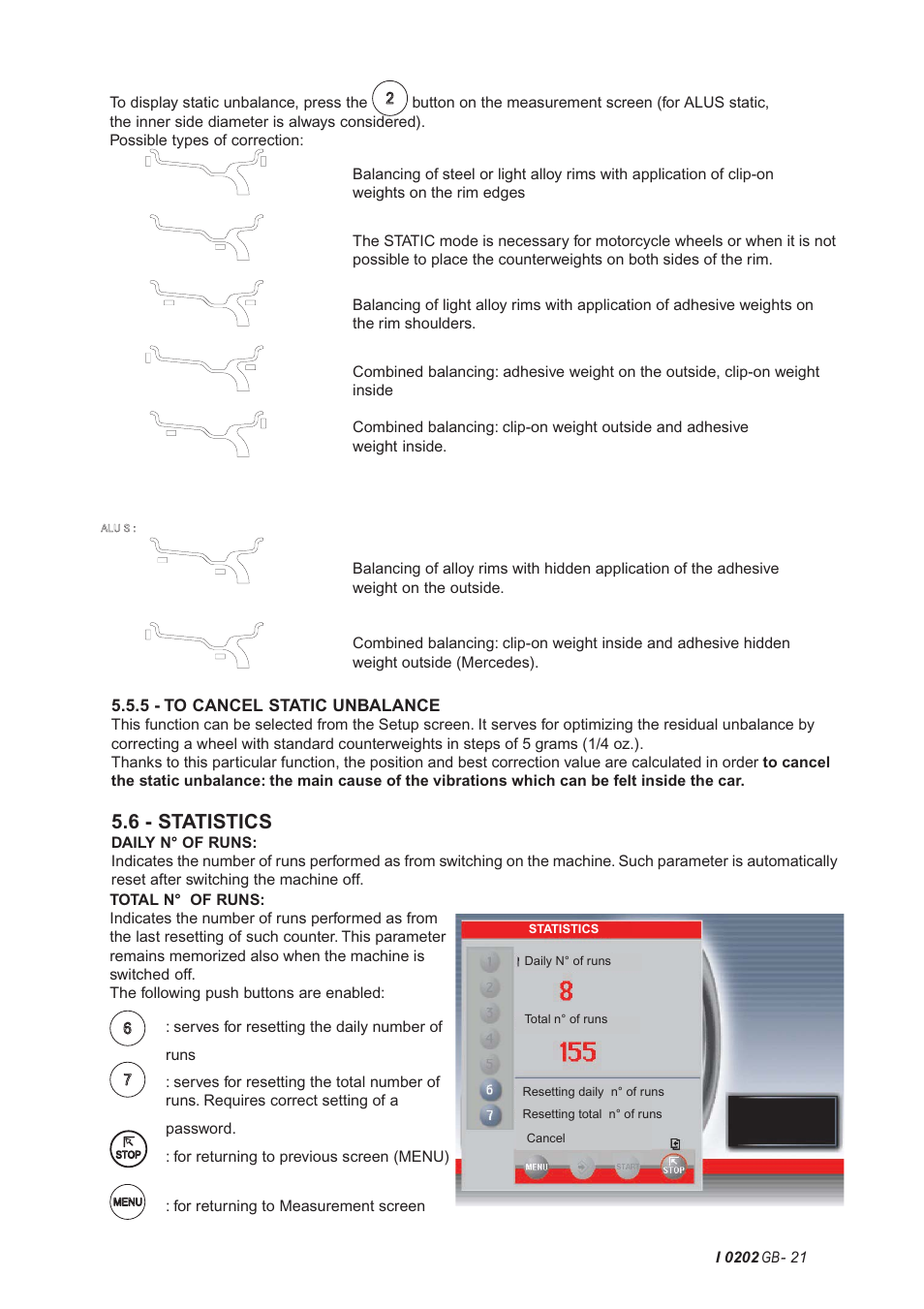 6 - statistics | CEMB USA C75 (A) User Manual | Page 21 / 32