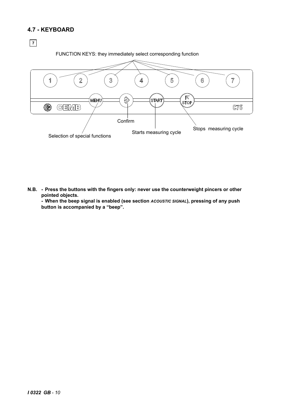 CEMB USA C75SE (C) User Manual | Page 10 / 34