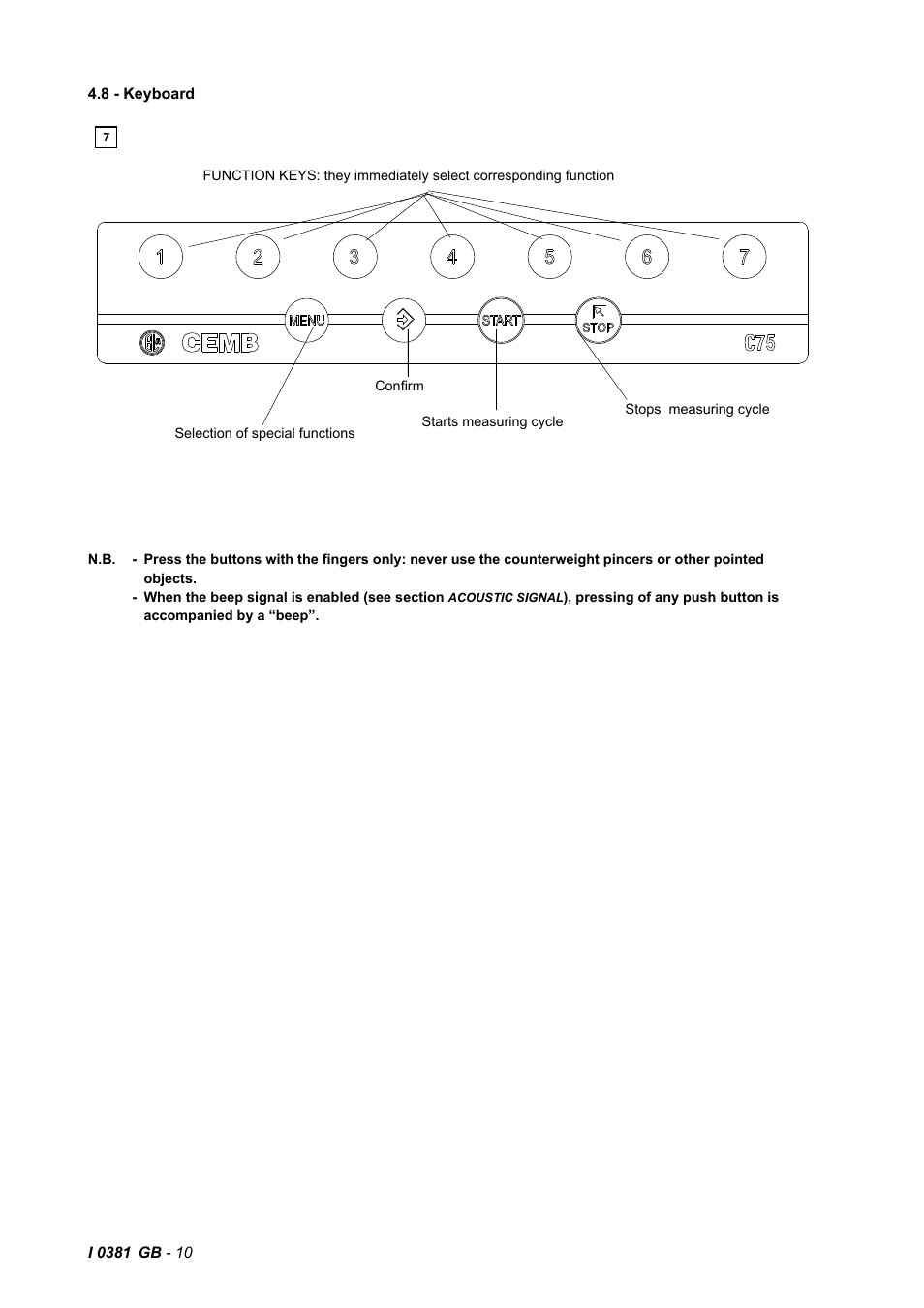 CEMB USA C75 (C) User Manual | Page 10 / 34