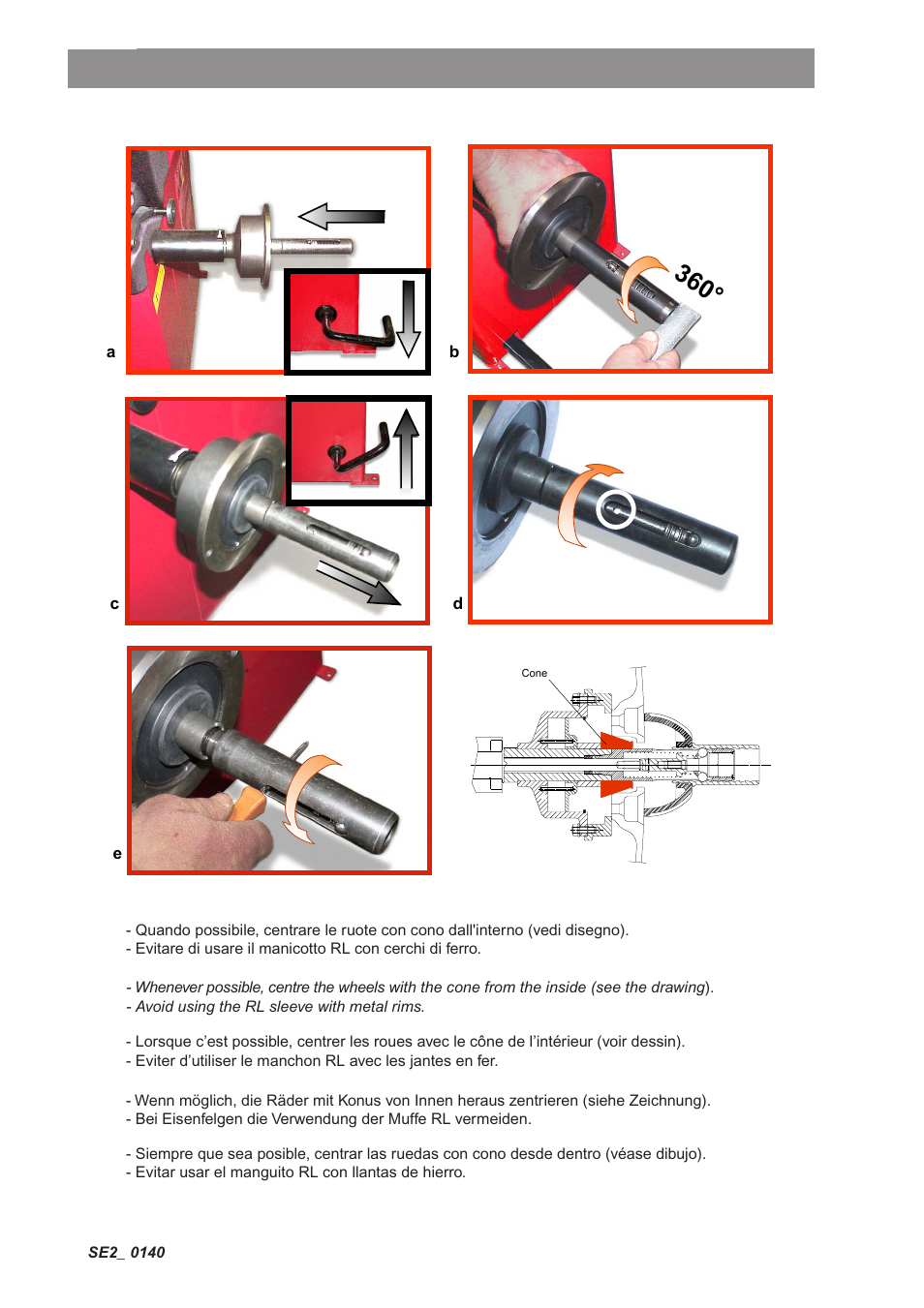 Se2-dismounting | CEMB USA C75 (C) User Manual | Page 7 / 34